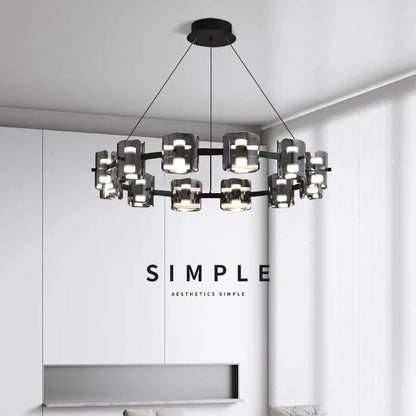 Italian Black Chandelier