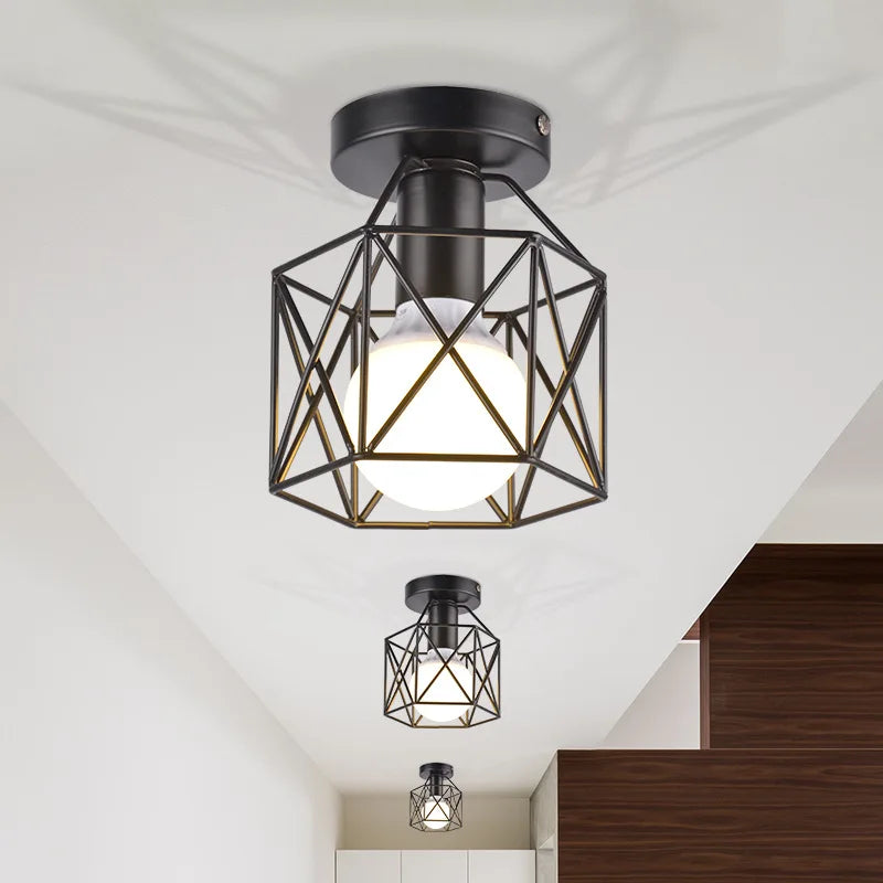 Modern Nordic Iron Light Fixture