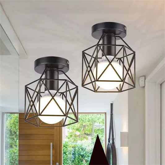 Modern Nordic Iron Light Fixture